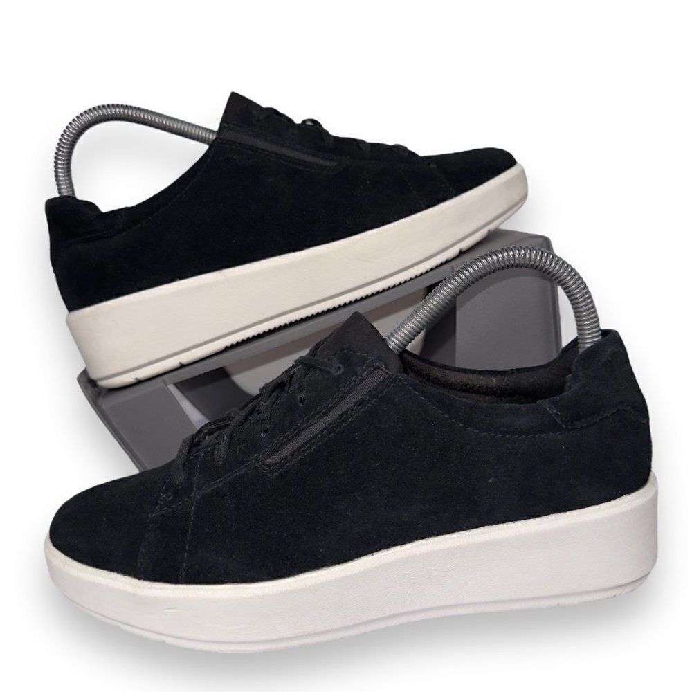 Clarks Collection Layton Lace Casual Sneakers Black Women's 6.5M